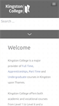 Mobile Screenshot of kingston-college.ac.uk